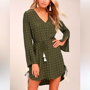 Faithfull the Brand Green Dress in size 6